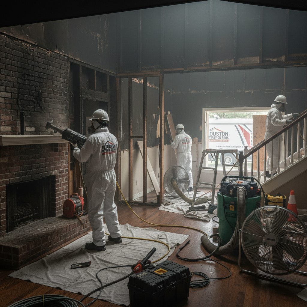 Fire & Smoke Damage Restoration - Tell Projects Spring TX