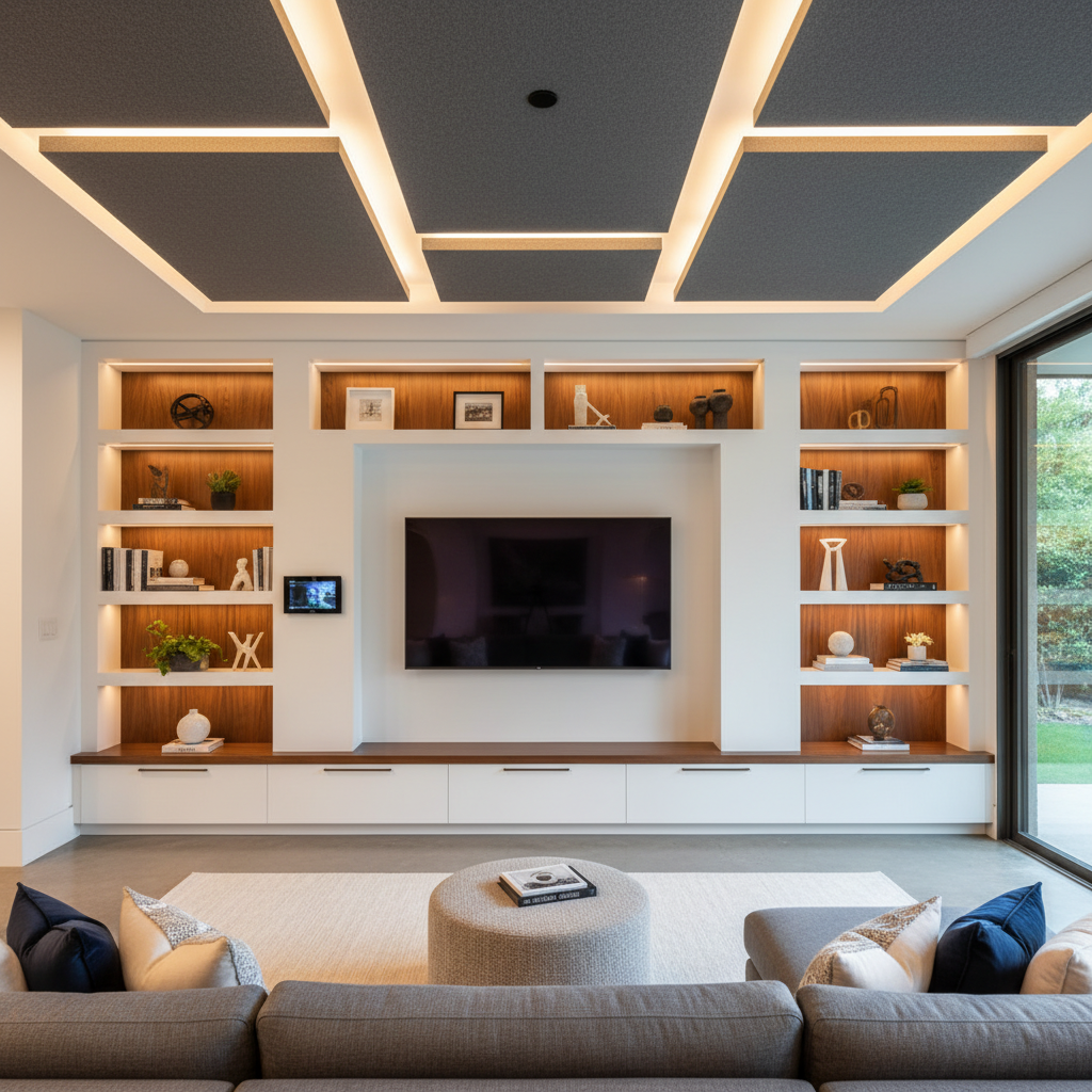 Family Room Entertainment Centers - Tell Projects Spring TX